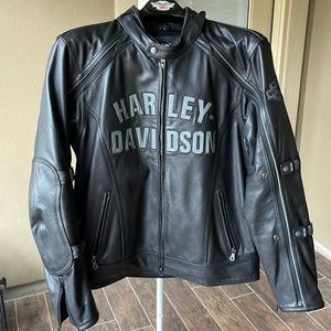 Harley Davidson Men's ACCELERATOR Leather Jacket Switchback 2 in 1